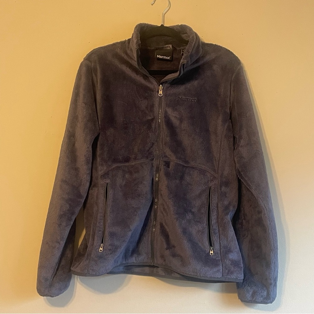 Marmot faux fur zip jacket - minor flaw
